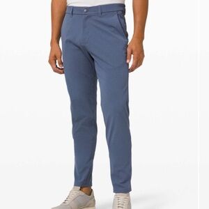 Men’s 38 waist Lululemon Commission Pant Slim *Light Ink Blue color